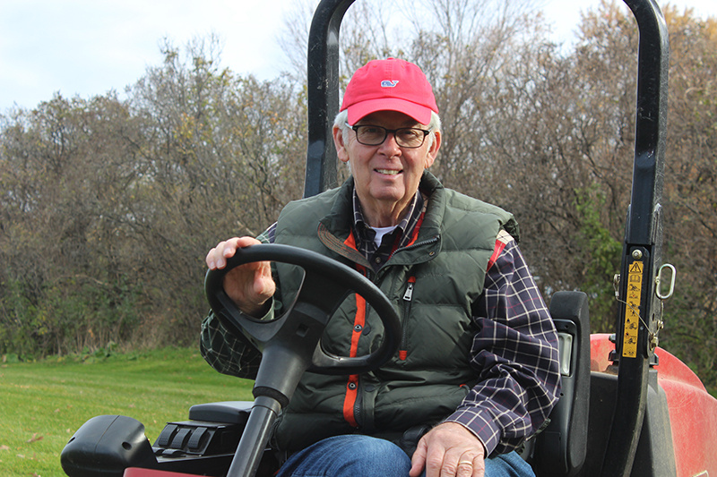 Meet Joe Jesmer: A 76-Year-Old Part-Time Grounds Crew Member at North Oaks